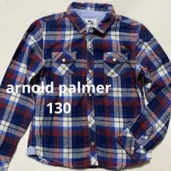 ☆arnold palmer/アーノルドパーマー☆130㎝☆チェック柄シャツ