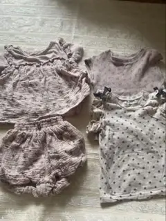 女児　ベビー80 4点セット