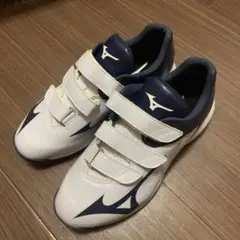 Mizuno トレーニングシューズ ホワイト/ネイビー