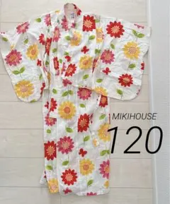 MIKIHOUSE 女の子　浴衣　花柄　120