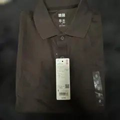 UNIQLO AIRism ポロシャツ S ダークブラウン