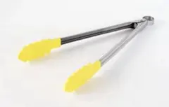 【美品】クイジプロ Cuisipro トング　シリコン　調理 イエロー