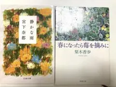 小説2冊セット⚫️「静かな雨 」「春になったら苺を摘みに」