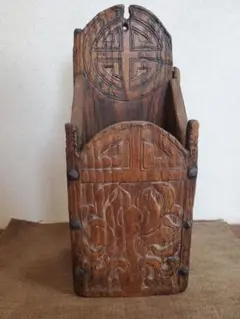 李朝木製状差し