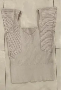 ノースリーブニット　ライトグレー　 マーキュリーデュオ