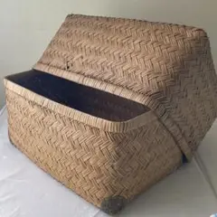 レトロ つづら かご