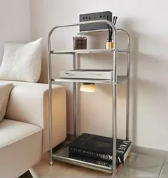 スチール製オープンシェルフ 3段