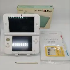 ニンテンドー3DSLL本体 ミント×ホワイト　訳あり