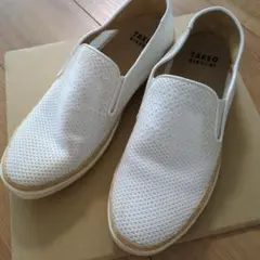 【TAKEO KIKUCHI】メッシュスリッポン