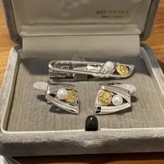 ミキモト タイピン カフス セット