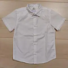 白 半袖シャツ 100cm