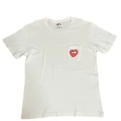 カウズ　ユニクロ　コラボ　ハート　初期　Tシャツ　半袖　白　Lサイズ