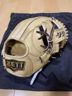 【値下げ交渉可】ゼット内野手用グローブ+手入れセット