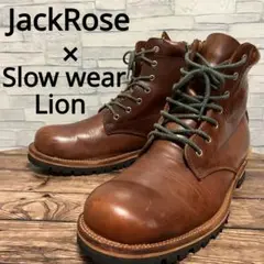 JACKROSE×SlowWearLion ：ワークブーツ サイドジッパー JACKROSE×SlowWearLion ：ワークブーツ サイドジッパー