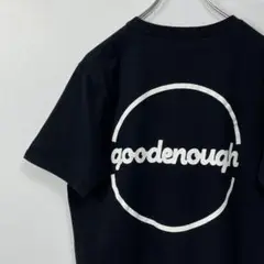 good enough グッドイナフ　ロゴ　Tシャツ　ブラック　M