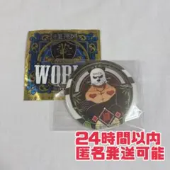 ワンピース　輩缶バッジ　WORLD　パンダマン