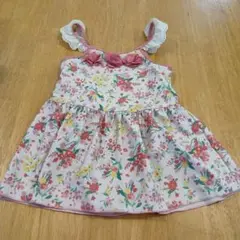 キムラタン花柄の水着(女の子)110センチ