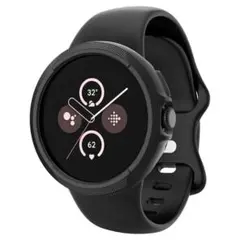 美品　Google Pixel Watch2 ブラック Spigenカバー付き