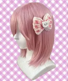 ねこちゃんのヘアクリップ