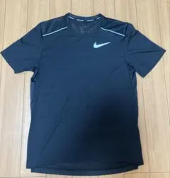 新品 S ナイキ マイラー 半袖Tシャツ ランニング 黒 CU0327-010