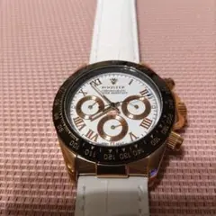 ROOSTER クロノグラフ 時計 ホワイト/ゴールド　世界限定500本
