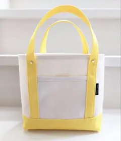 【専用出品】倉敷帆布のミニトートバッグ キナリ×イエロー