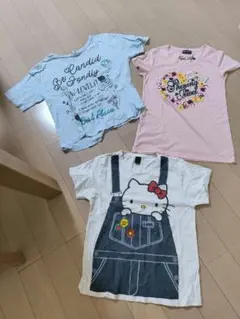 キッズTシャツ3枚セット（ハローキティ他）