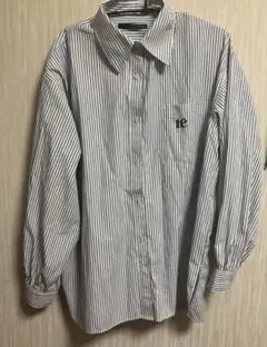 Heather 大きめブラウス ストライプ