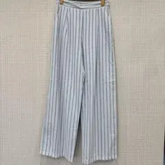 アーバンリサーチ ストライプパンツ リネンイージーパンツ