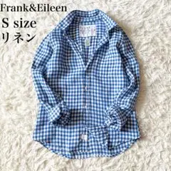 【希少サイズ✨】フランクアンドアイリーン　スキッパーシャツ　リネン100　L相当
