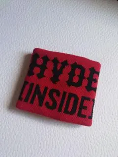 HYBE INSIDE リストバンド レッド