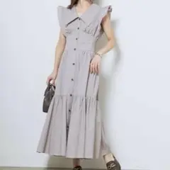 SNIDEL コルセットデザインシャツワンピース