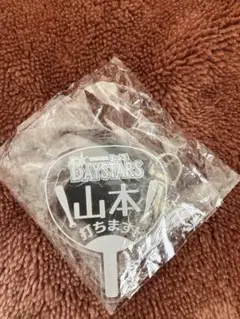 横浜DeNAベイスターズ うちわ型LEDアクリルキーホルダー 山本祐大#50
