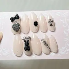 ヌーディー番長　ハンドメイドネイルチップ