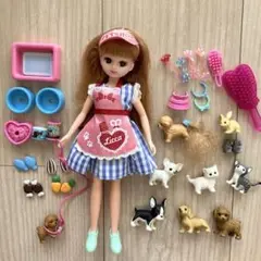 リカちゃん　ペットショップ小物　ヘアゴム付き