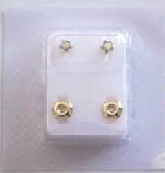 医療用ファーストピアス　24K　オーロラ　star