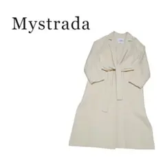 Mystrada マイストラーダ ロングリバーコート スリット ガウン