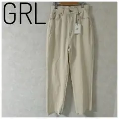 新品　タグ付き　GRL　デニム　白　オフホワイト　小さいサイズ