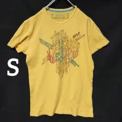 リプレイ REPLAY Tシャツ イエロー メンズ 【S】
