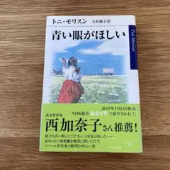青い眼がほしい トニ・モリスン