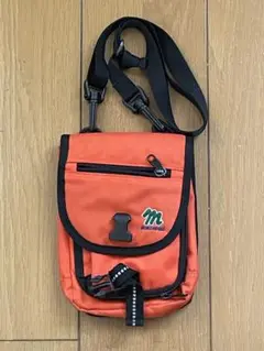 ミキハウス オレンジ ナイロン サコッシュ ショルダー