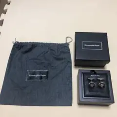 【値下げ新品未使用箱袋付】『Ermemegild Zegna』925カフリンクス