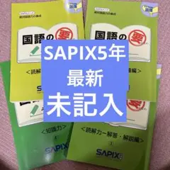 最新⭐︎国語の要SAPIX⭐︎未記入あり