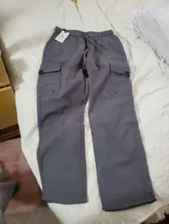 新品未使用 カーゴパンツ メンズ オールシーズン XLグレー