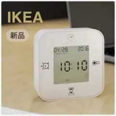 【未使用】 IKEA イケア 時計 白 ホワイト（クロッキス）アラーム タイマー