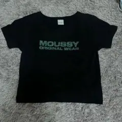 moussy ブラック チビT