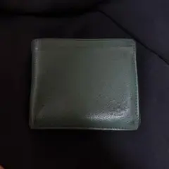 イルビゾンテ　レザー2つ折り財布　グリーン