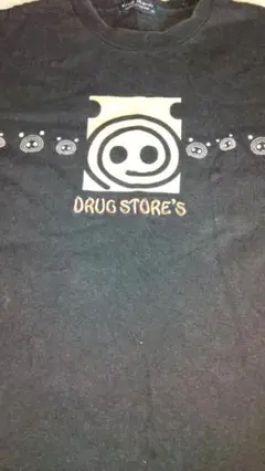 DRUG STORE'S グラフィックTシャツ 黒