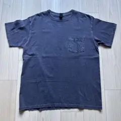 美品　good on グッドオン　ライトオンス　Tシャツ L ピグメントネイビー