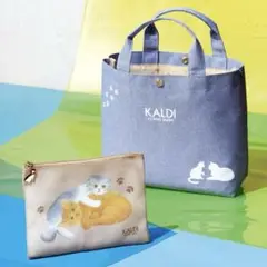 カルディ ネコの日バッグ ポーチ